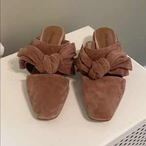 NWOT Jeffrey Campbell suede mules